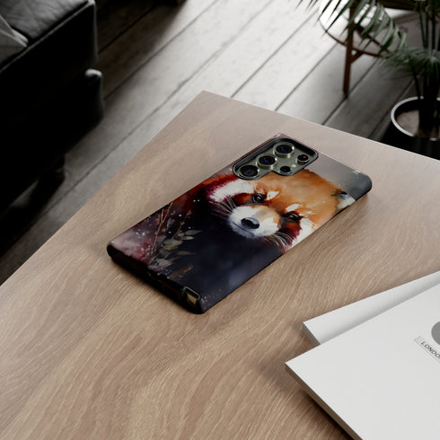 Red Panda in Watercolor - Impact Resistant Phone Case